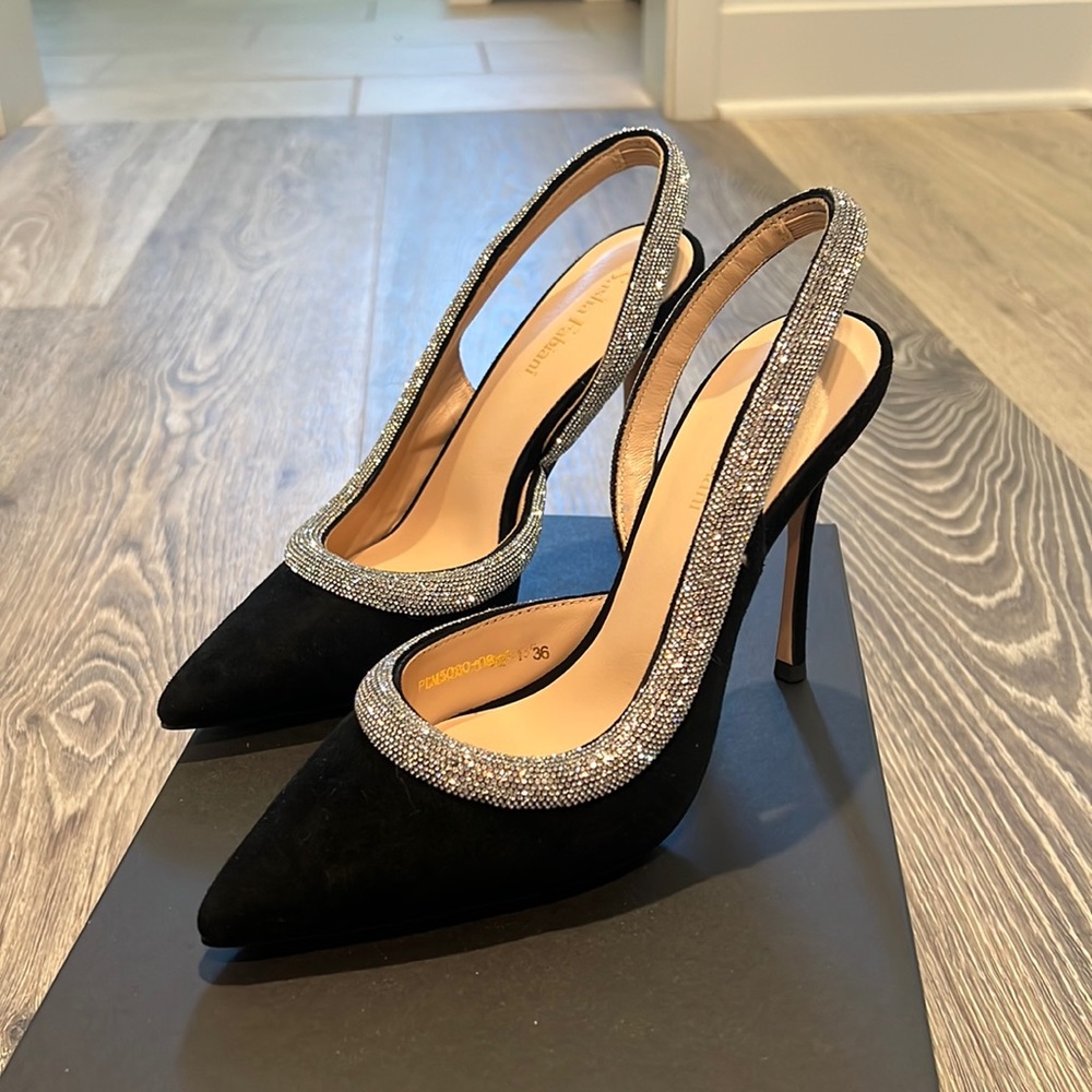 Beautiful Sasha Fabiani with Swarovski crystal